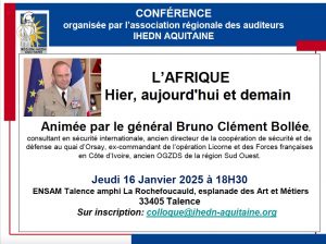 Lire la suite à propos de l’article Conférence ayant pour thème : « L’Afrique, hier, aujourd’hui et demain »